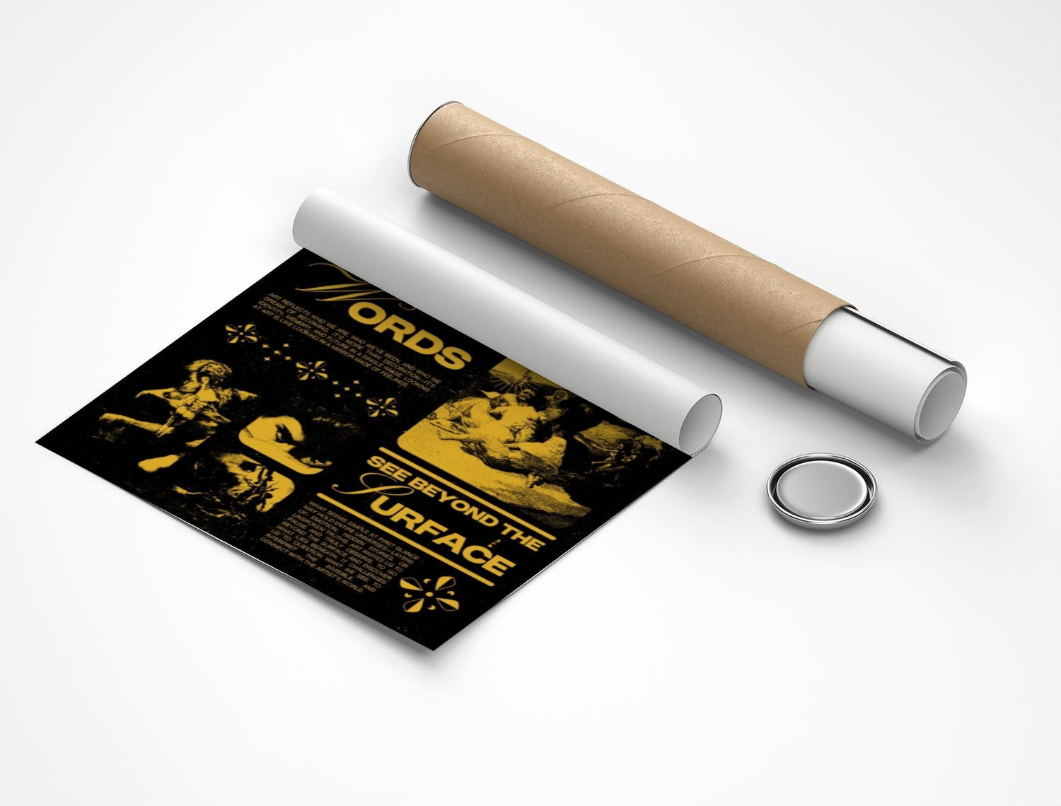 Rolled poster