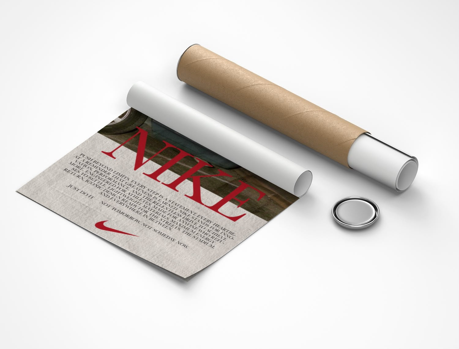 Rolled poster