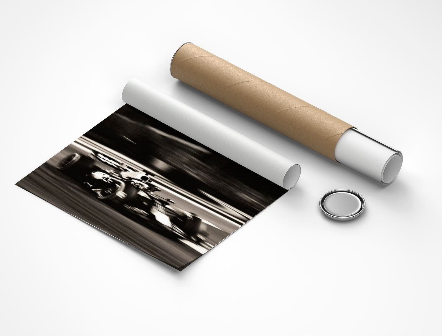 Rolled poster