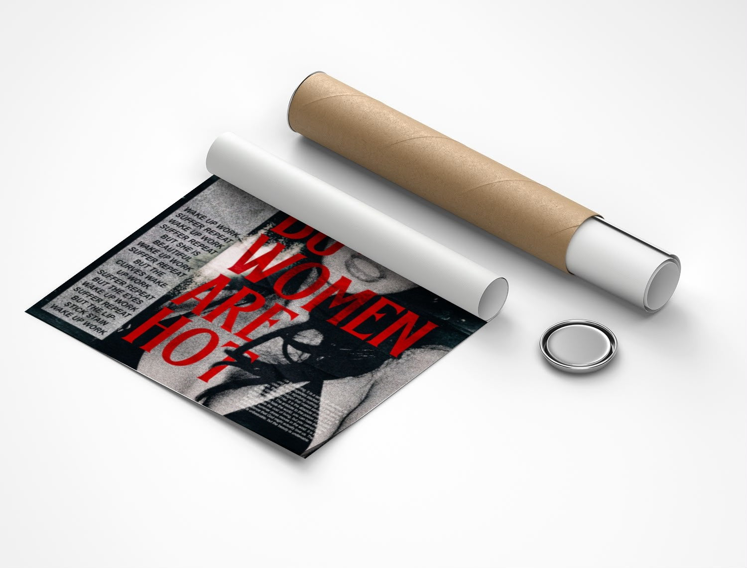 Rolled poster