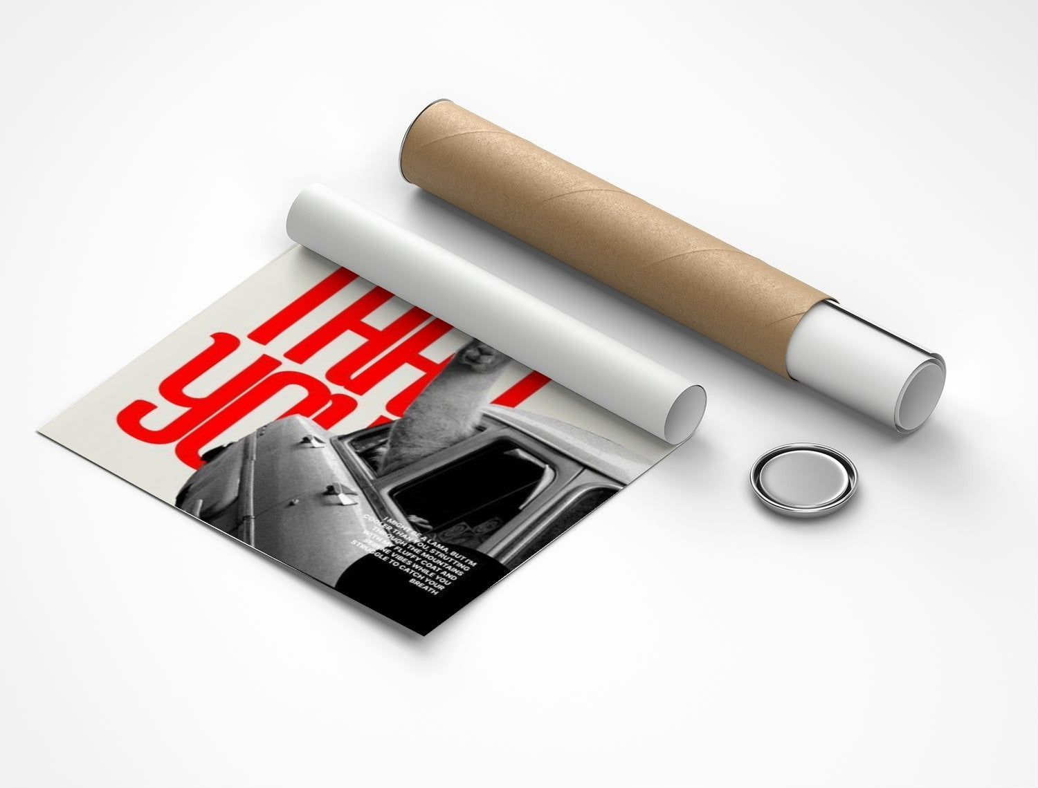 Rolled poster
