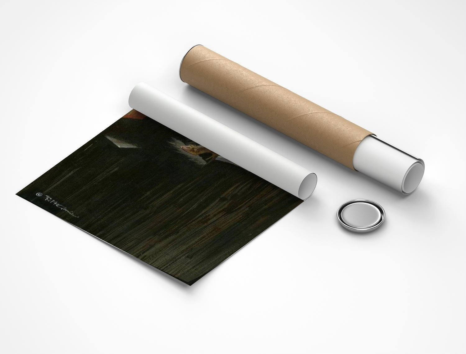 Rolled poster