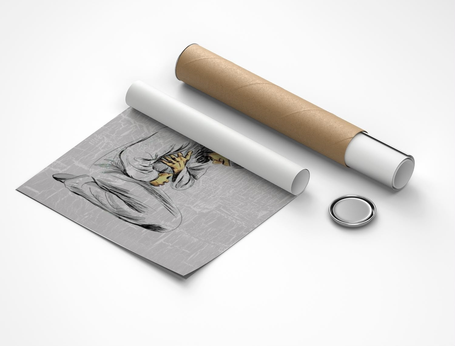 Rolled poster