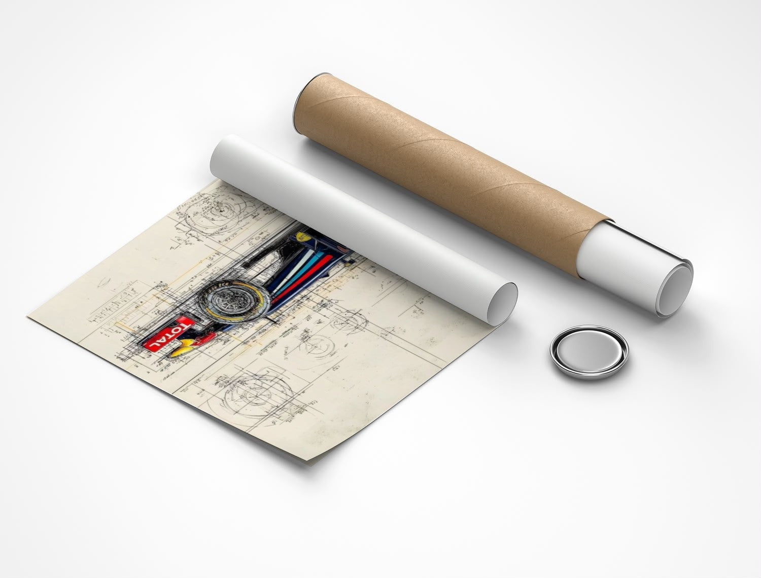 Rolled poster