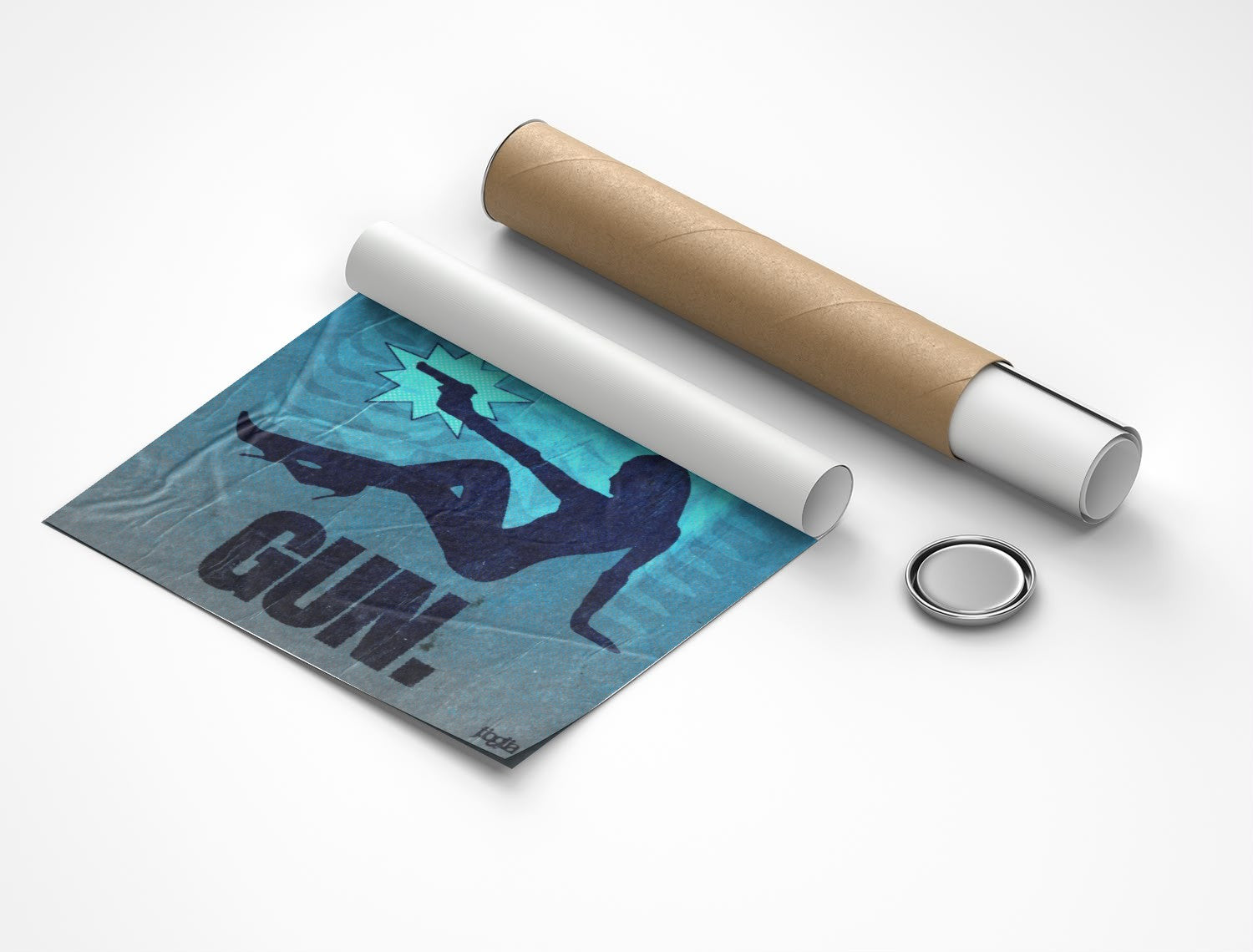 Rolled poster