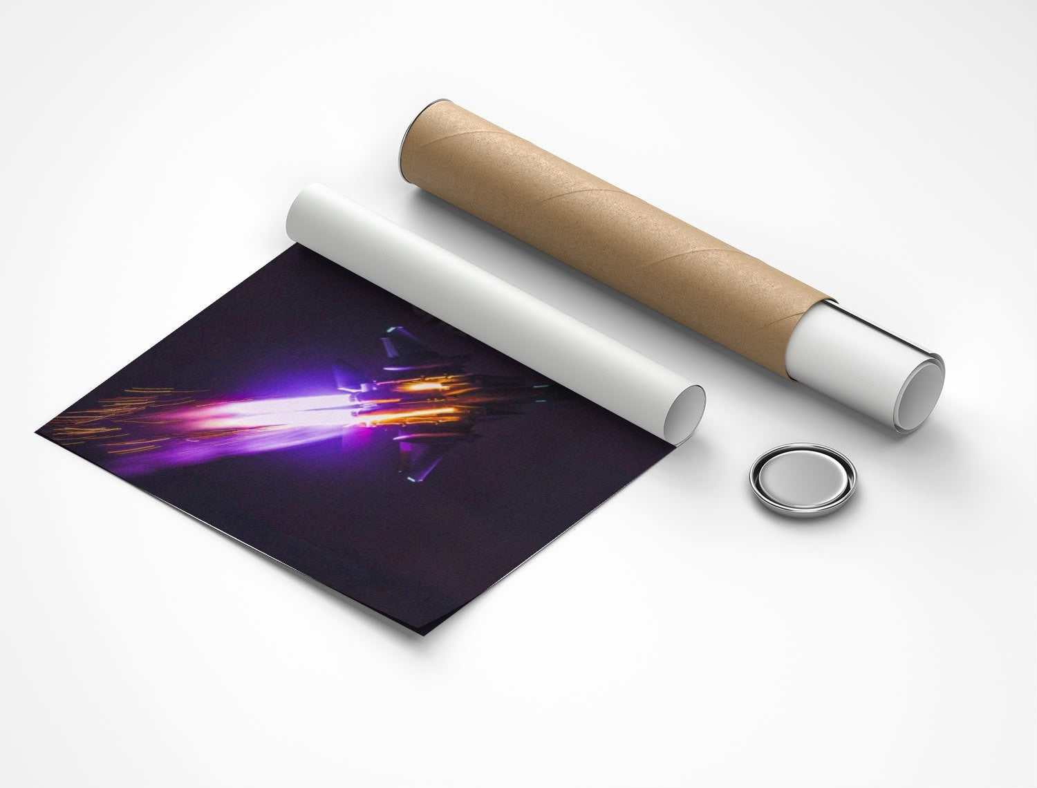 Rolled poster