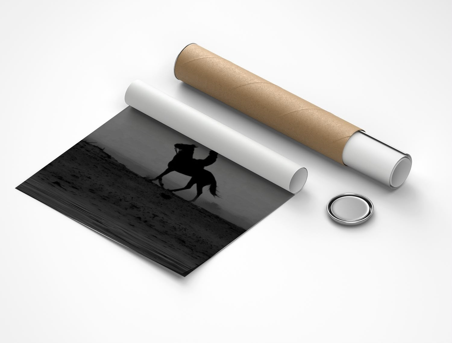 Rolled poster