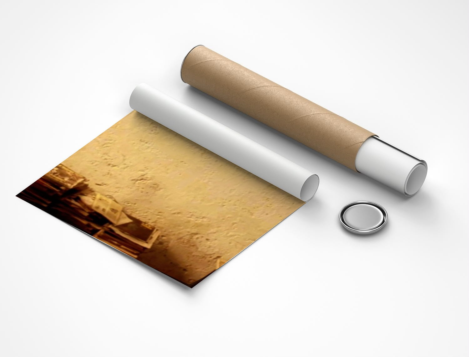 Rolled poster
