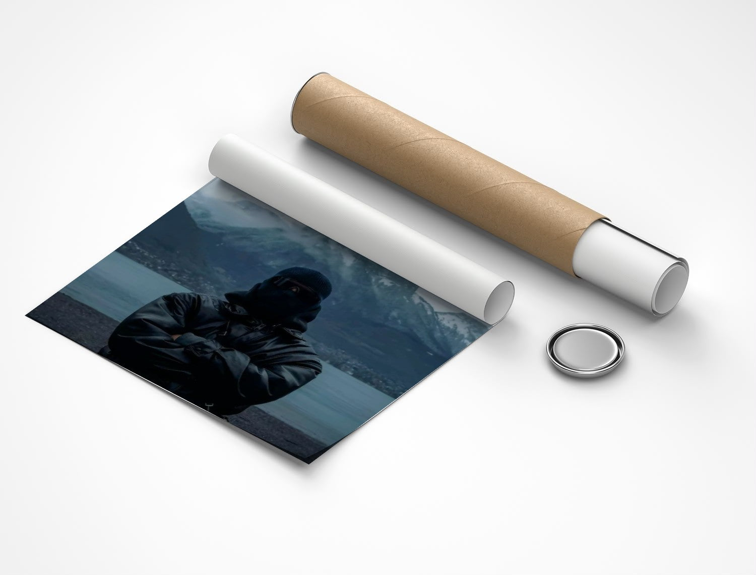 Rolled poster