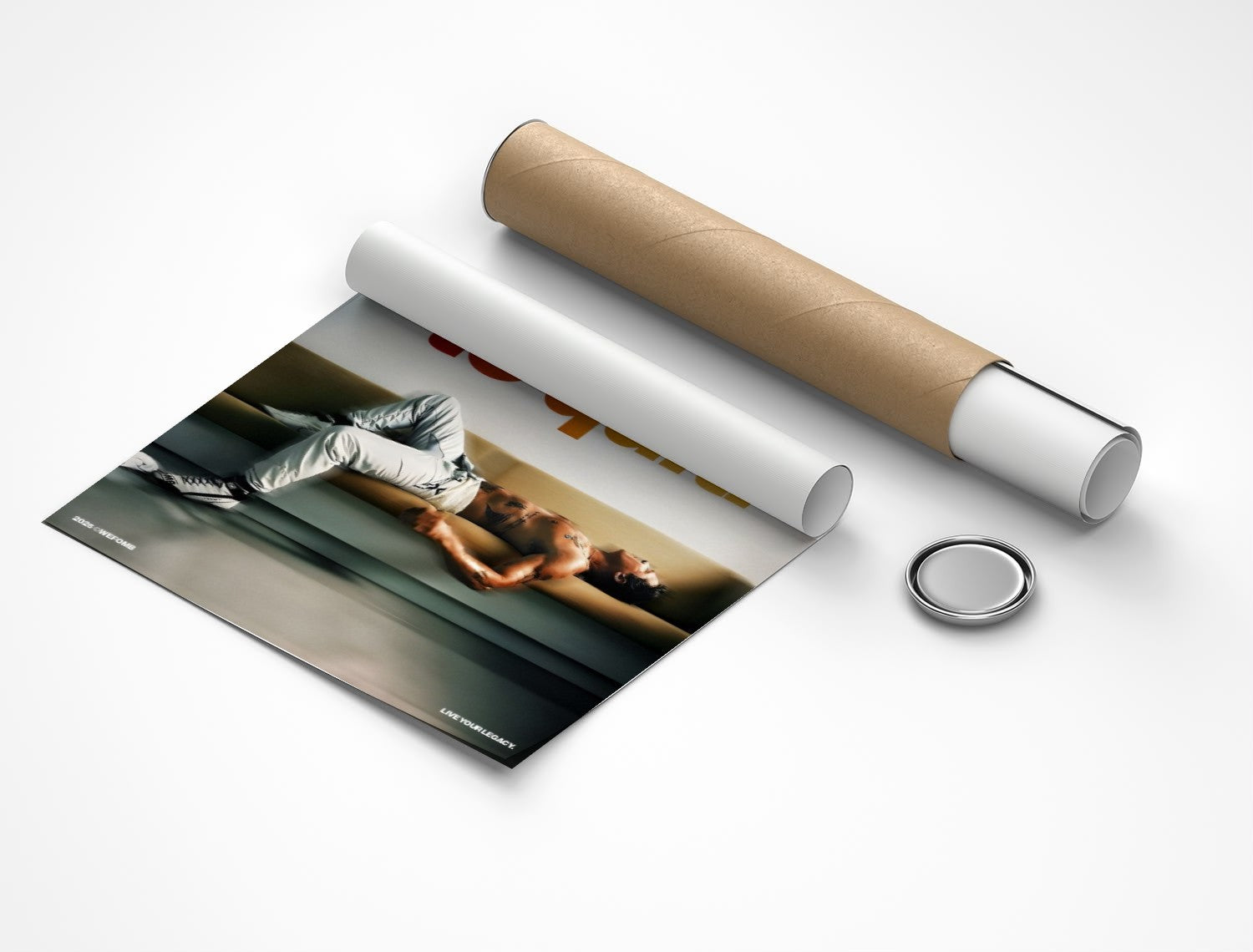 Rolled poster