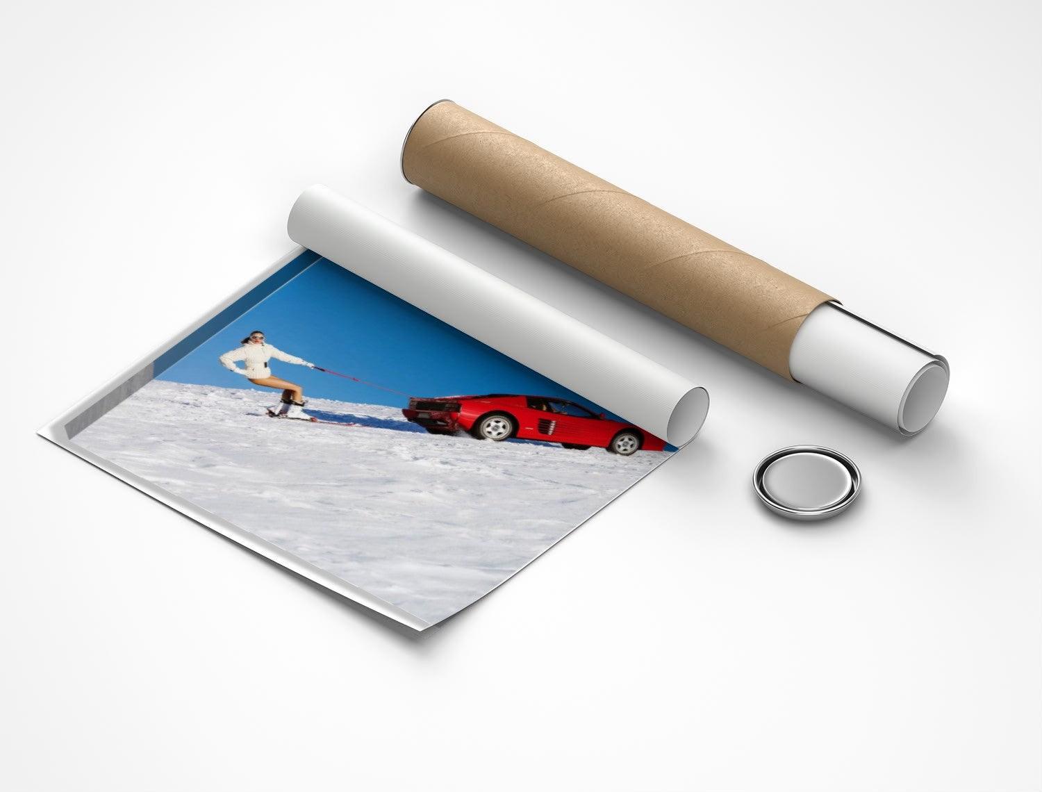 Rolled poster