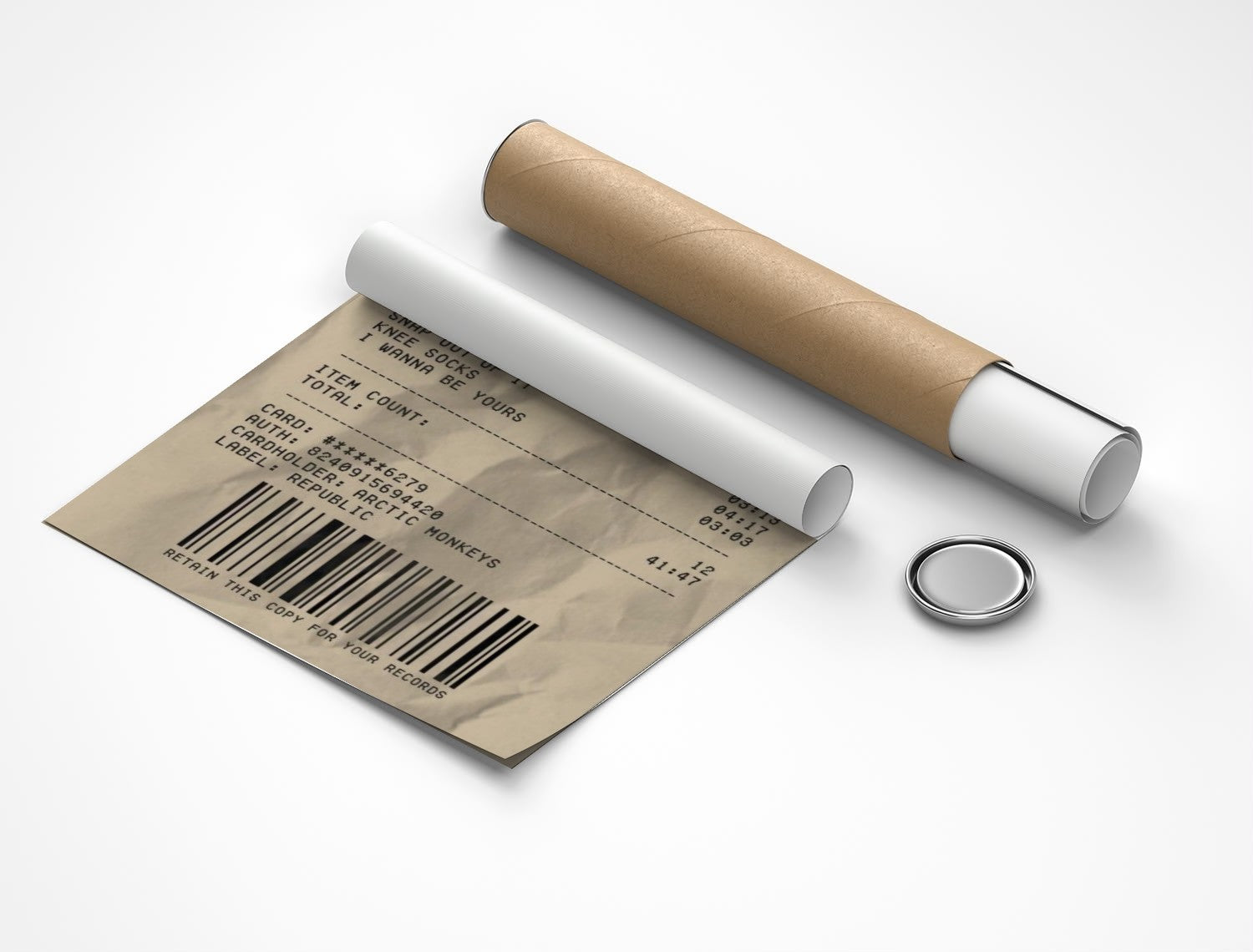Rolled poster