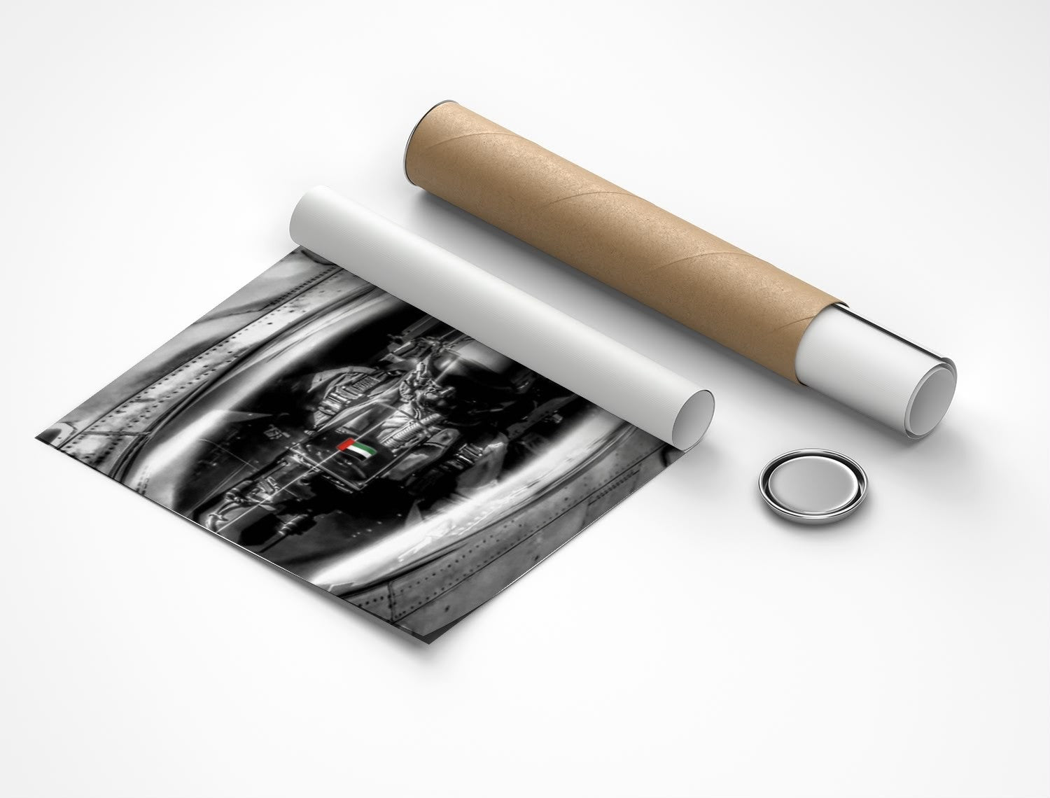 Rolled poster