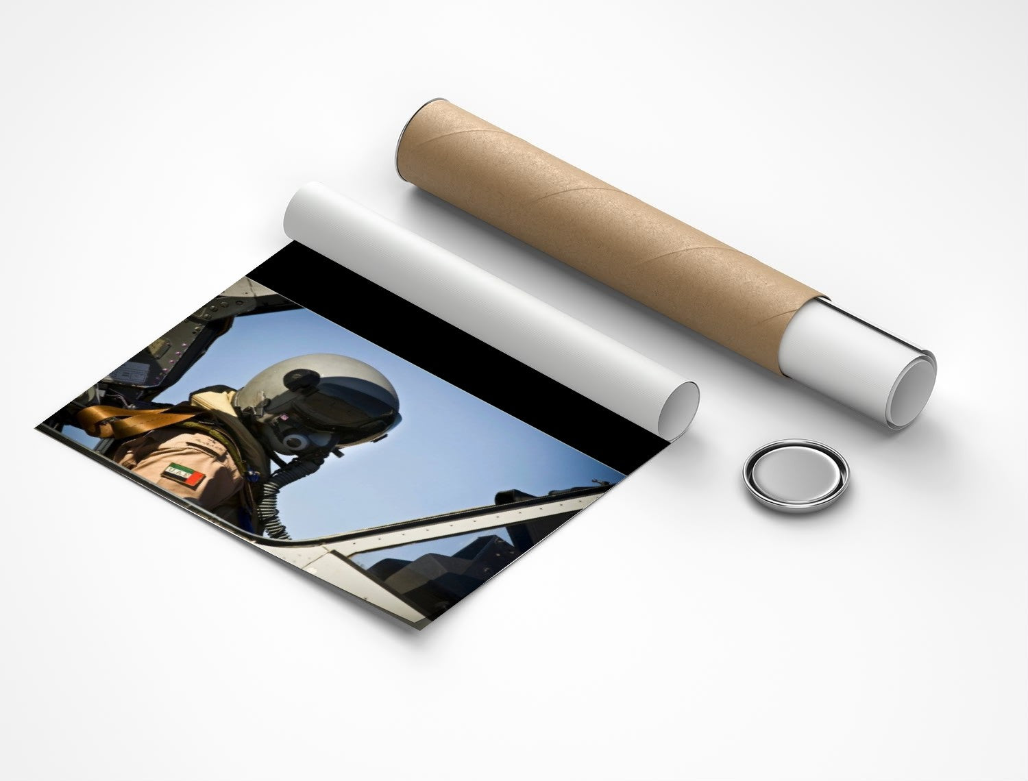 Rolled poster