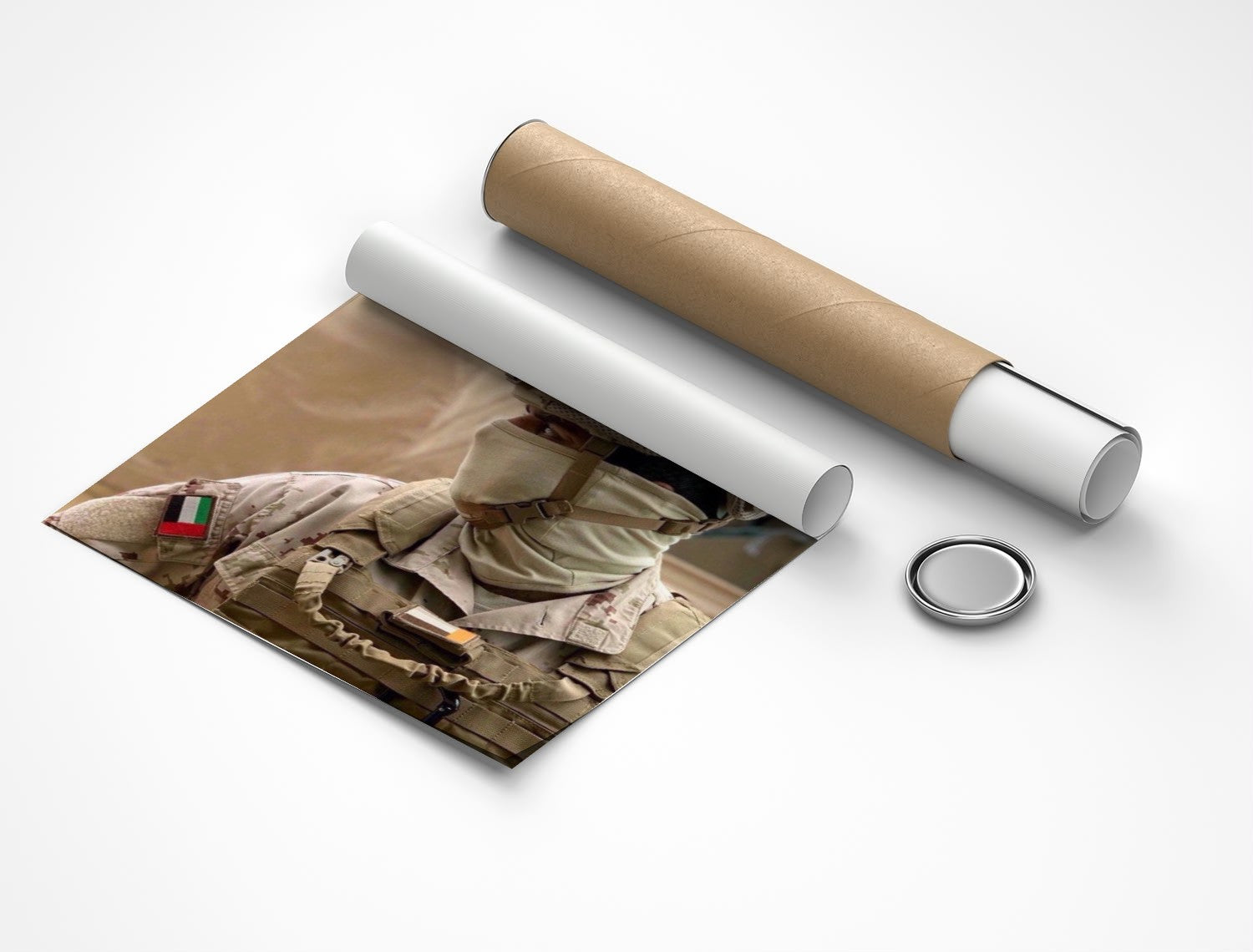Rolled poster