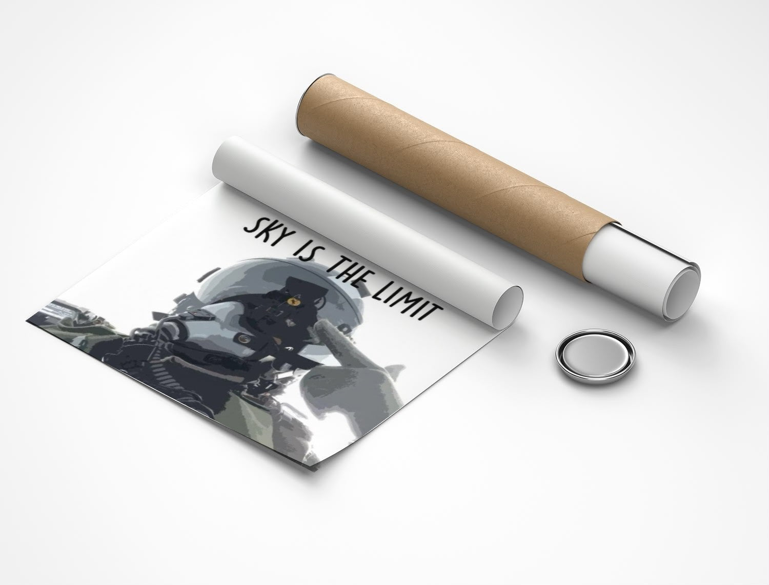 Rolled poster