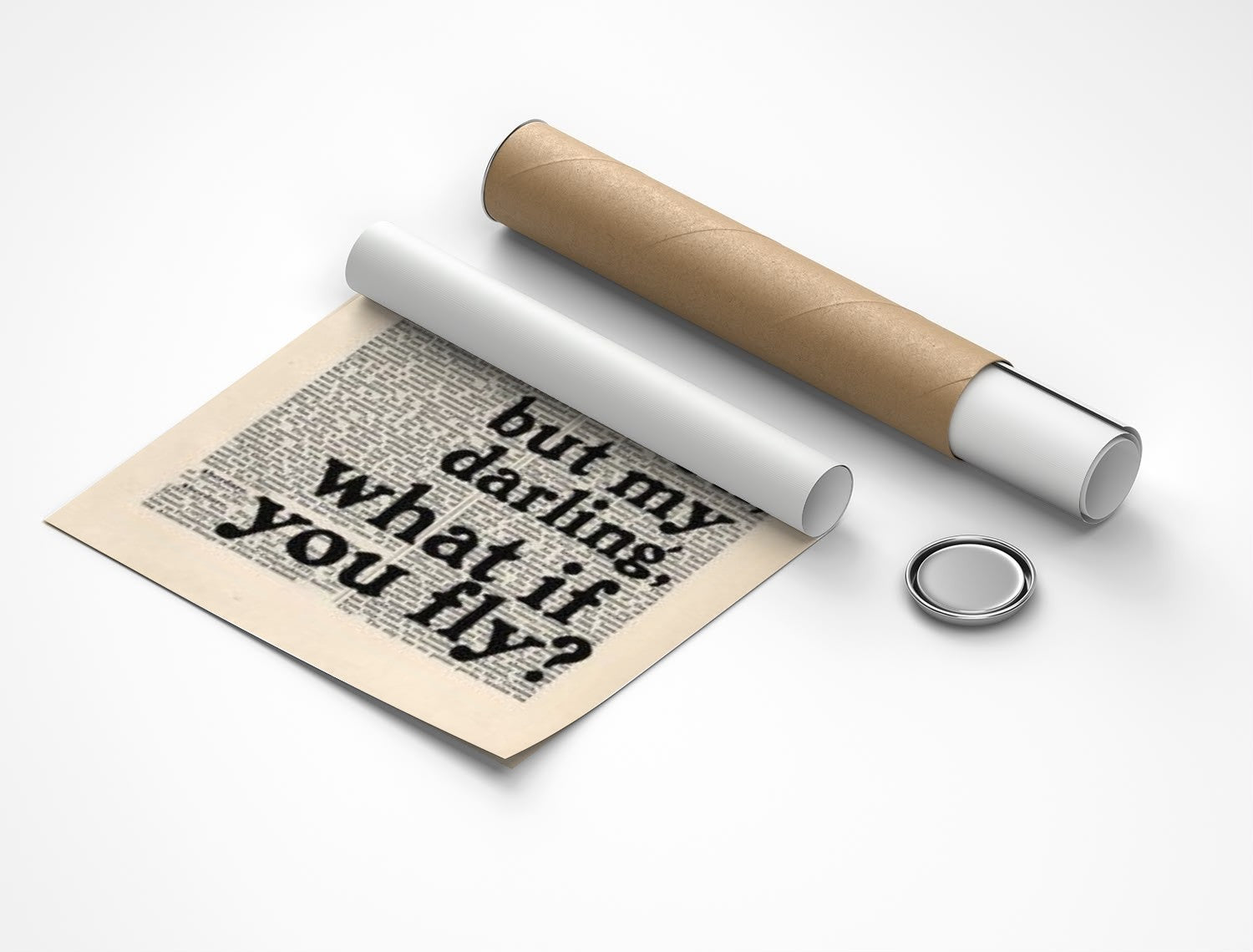 Rolled poster