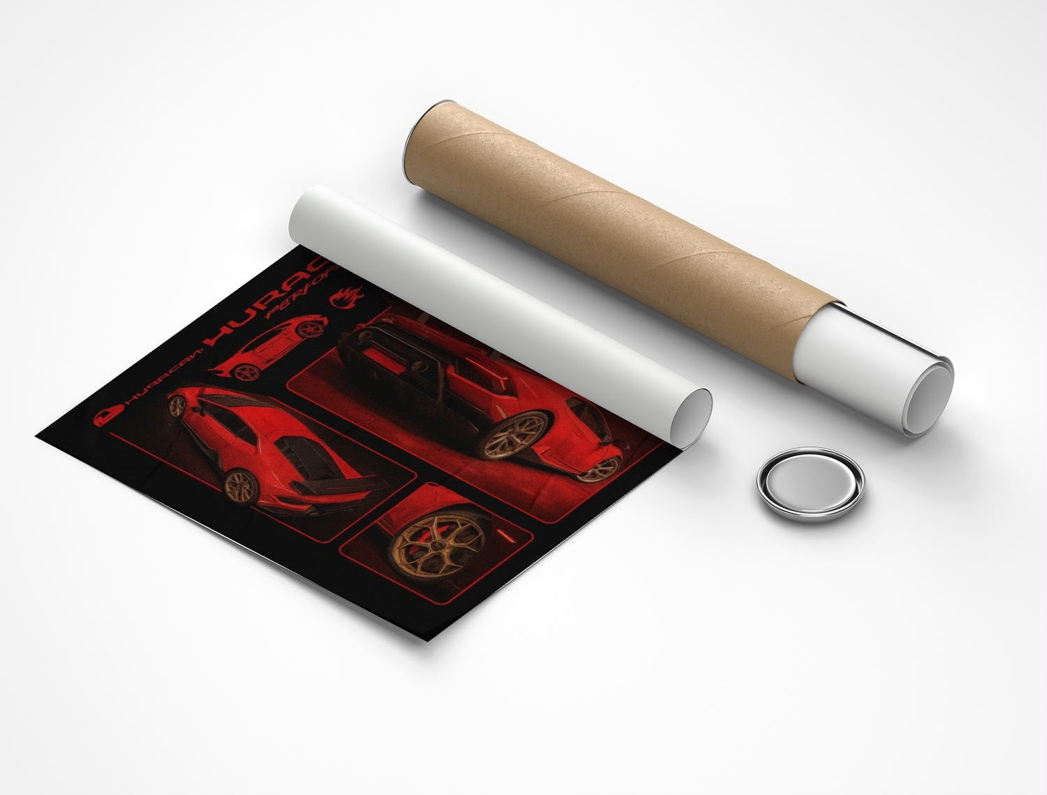 Rolled poster