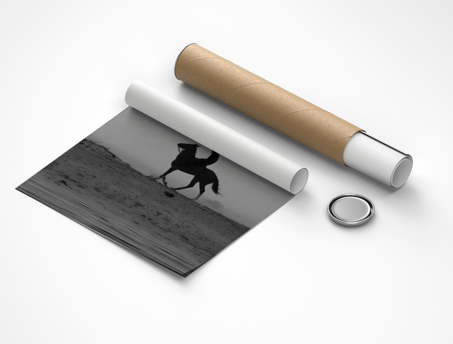 Rolled poster