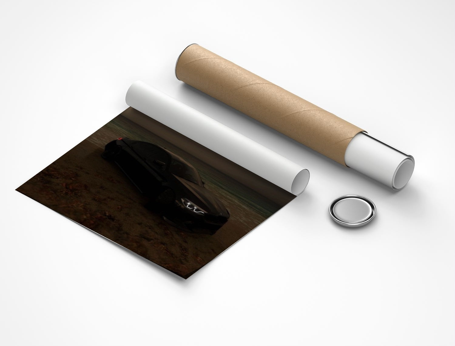 Rolled poster