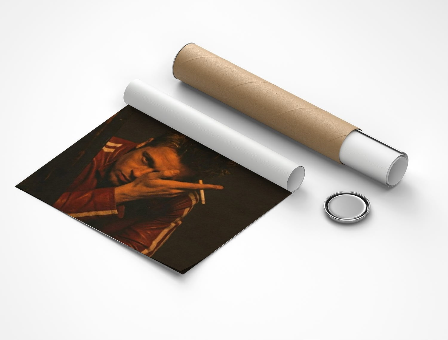 Rolled poster