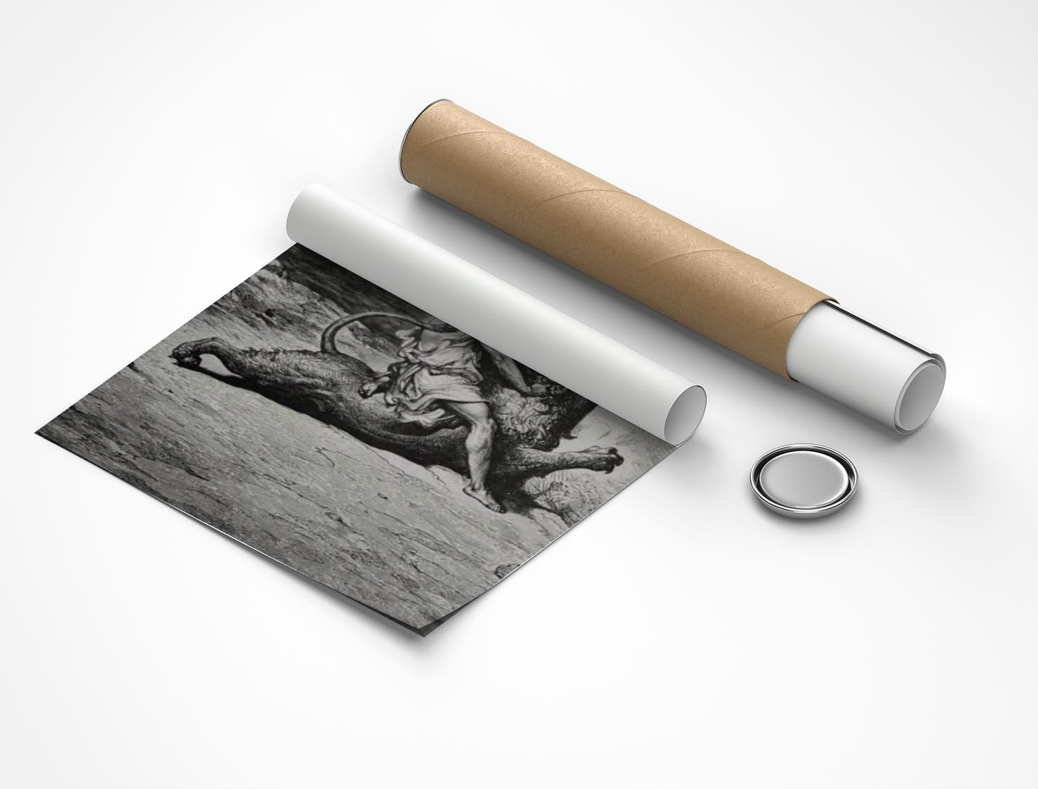 Rolled poster