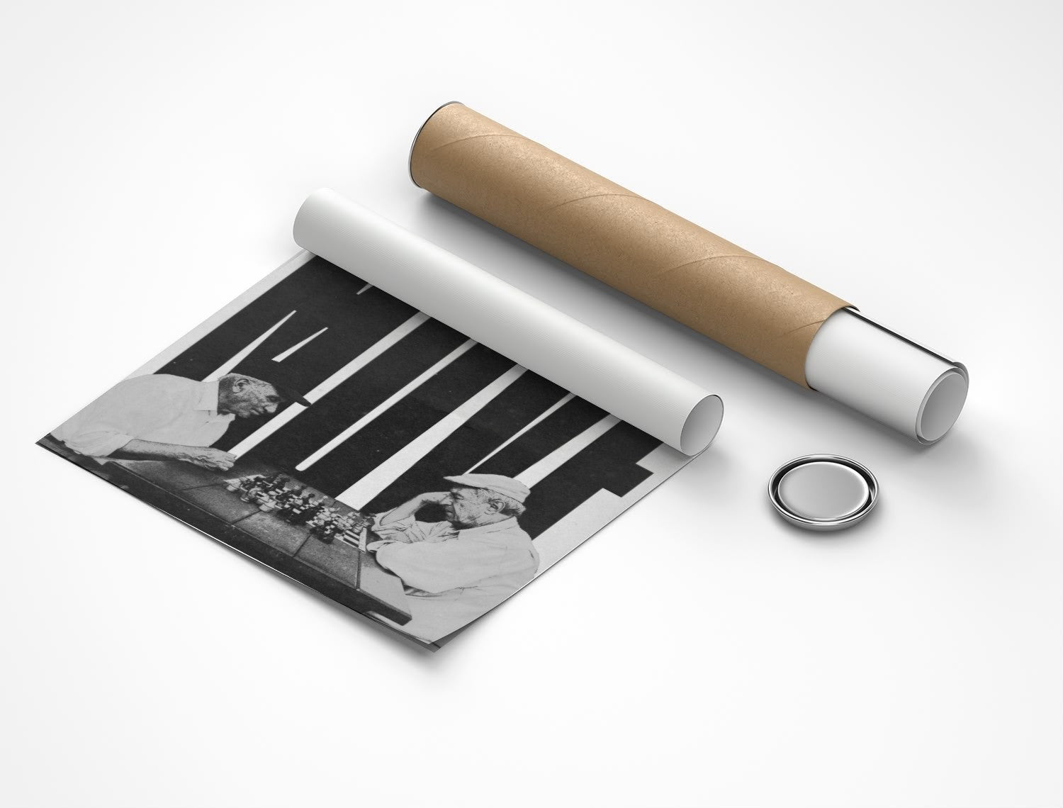Rolled poster