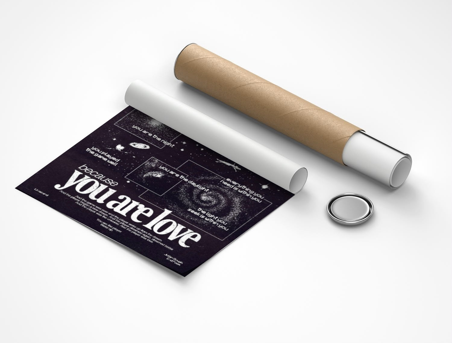 Rolled poster