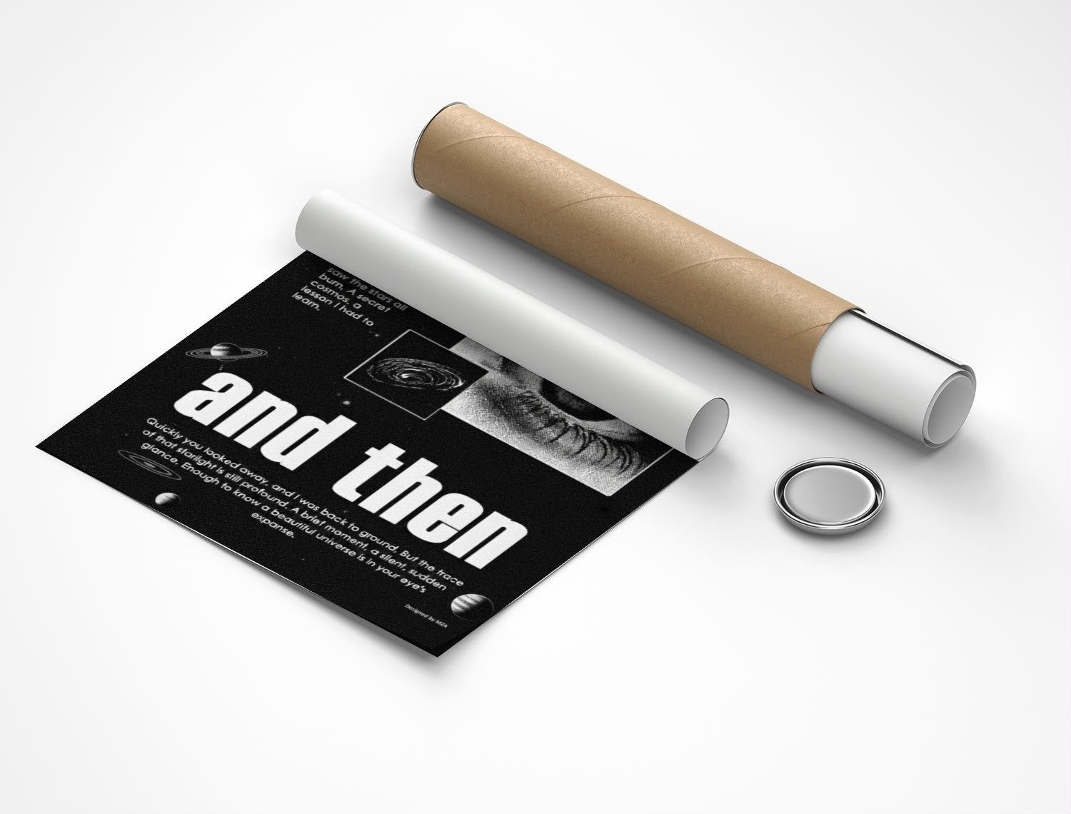 Rolled poster