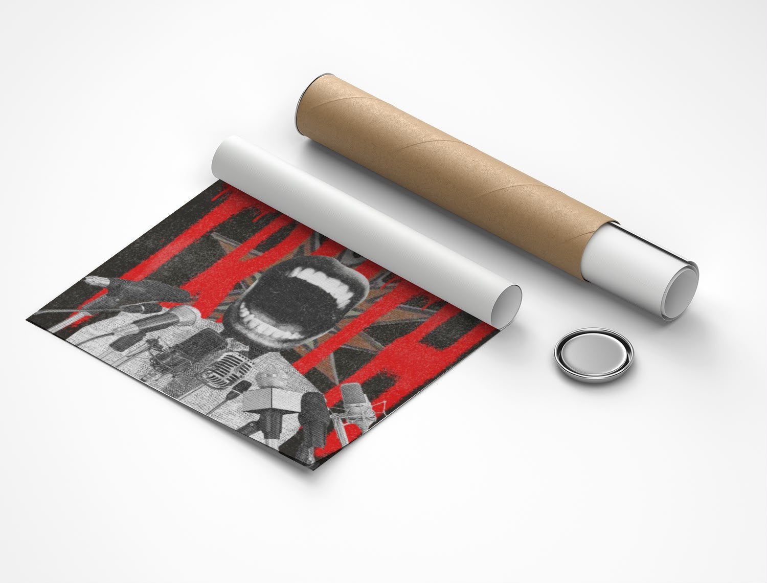 Rolled poster