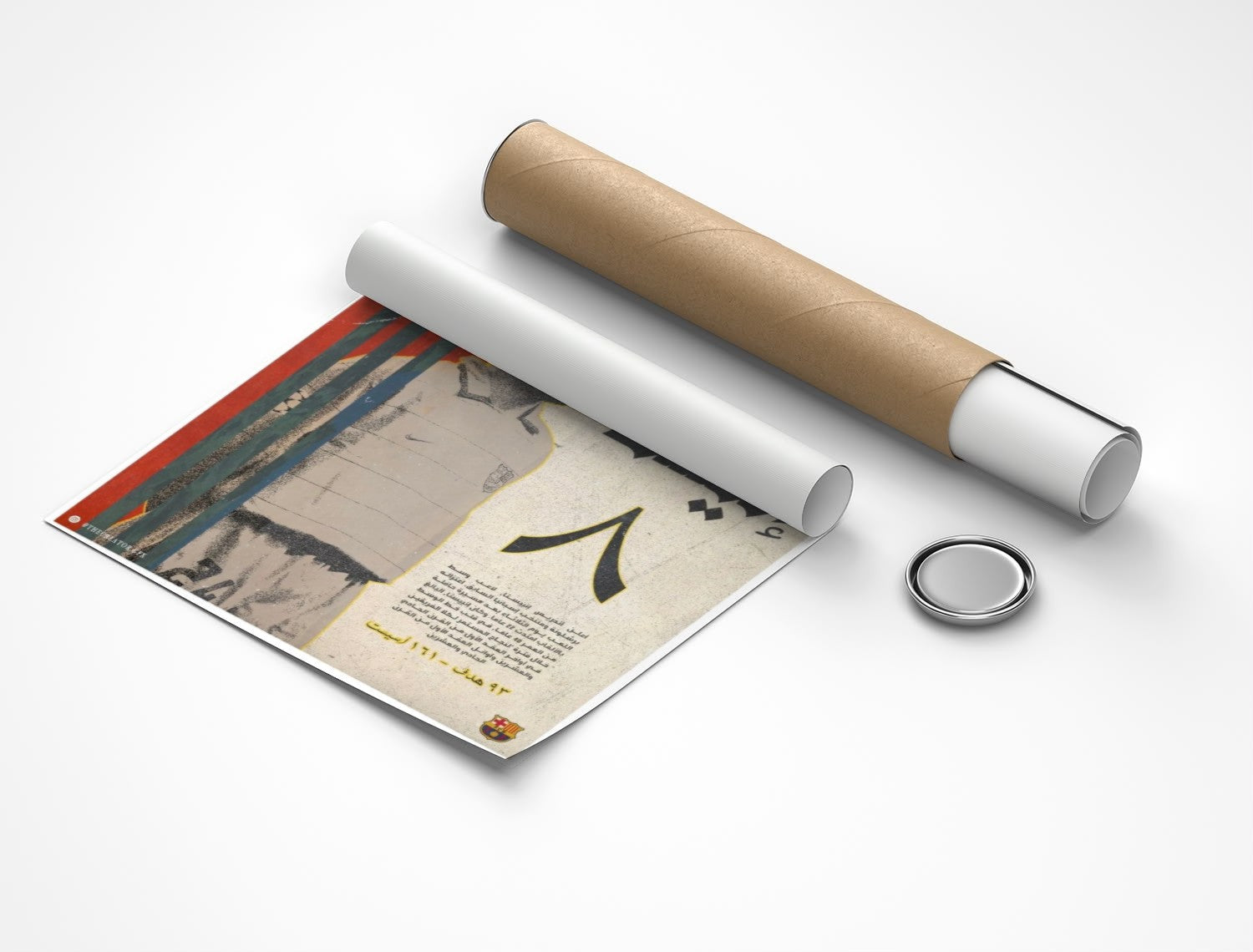 Rolled poster