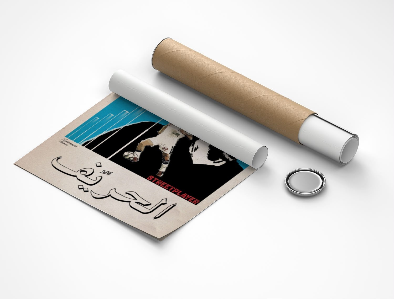 Rolled poster