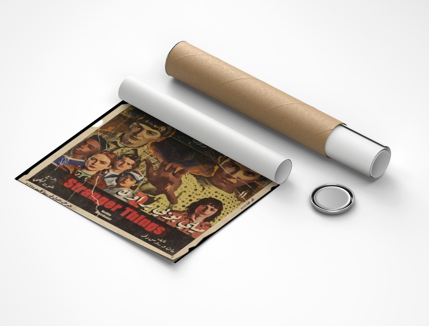 Rolled poster