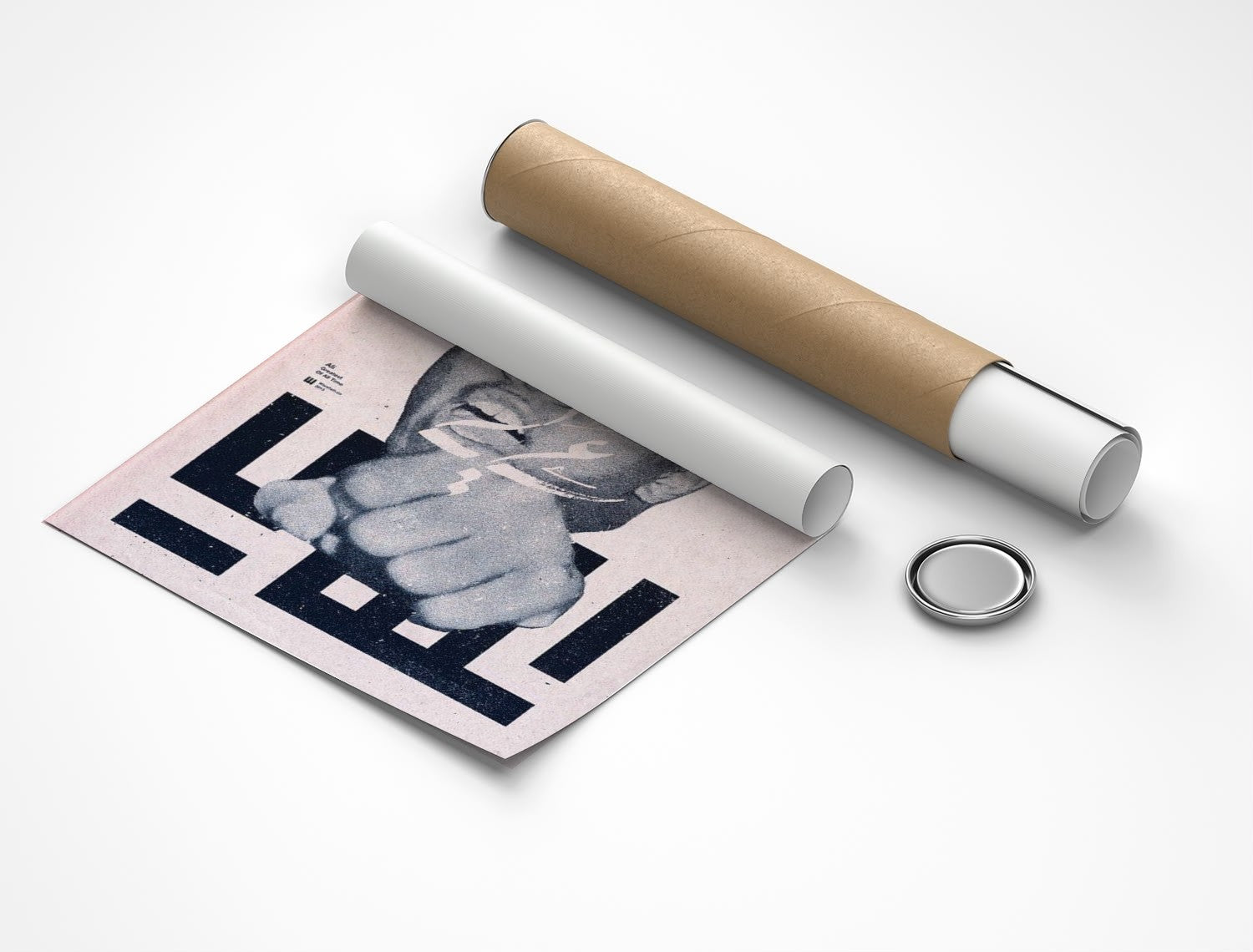 Rolled poster