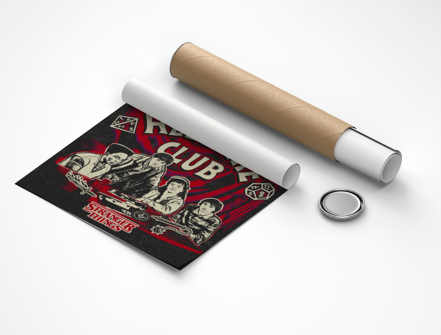 Rolled poster