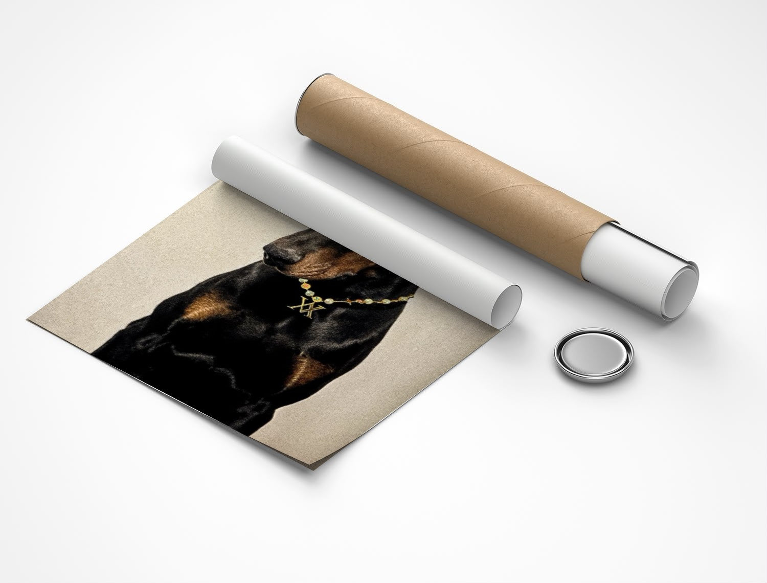 Rolled poster