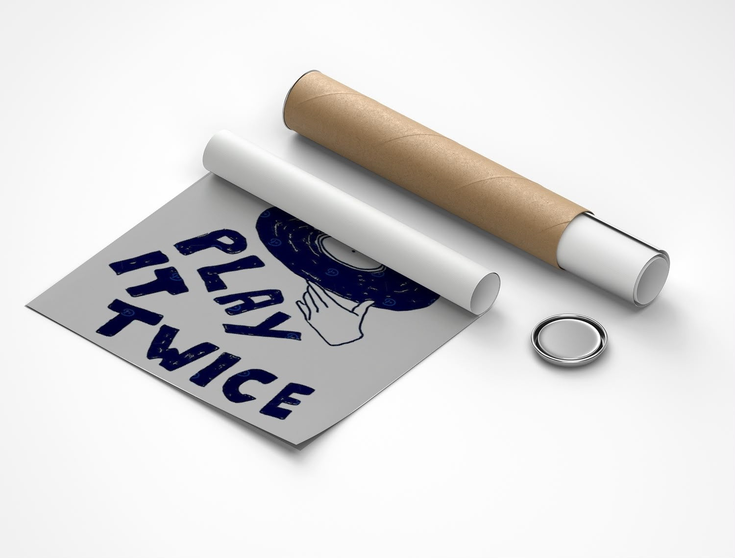 Rolled poster