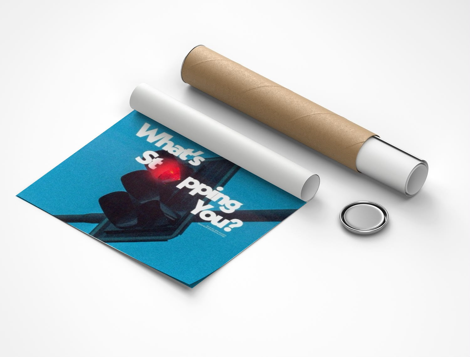 Rolled poster