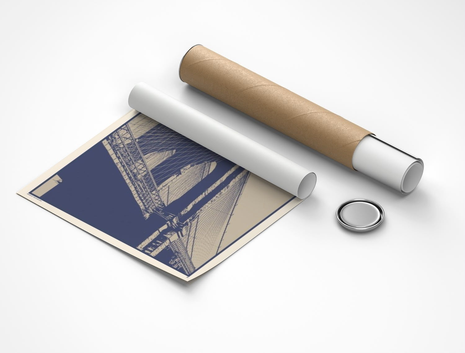 Rolled poster