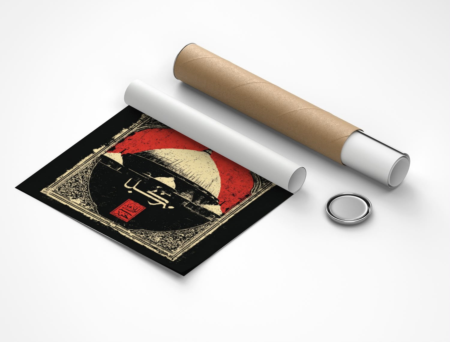 Rolled poster