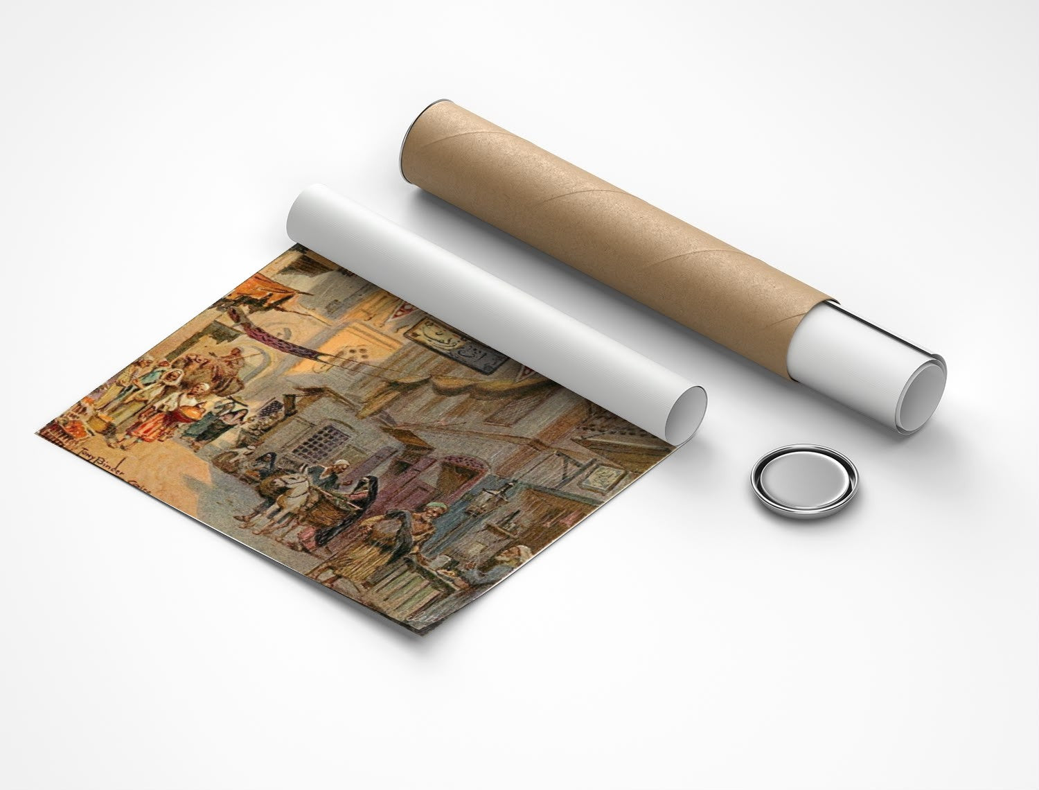 Rolled poster