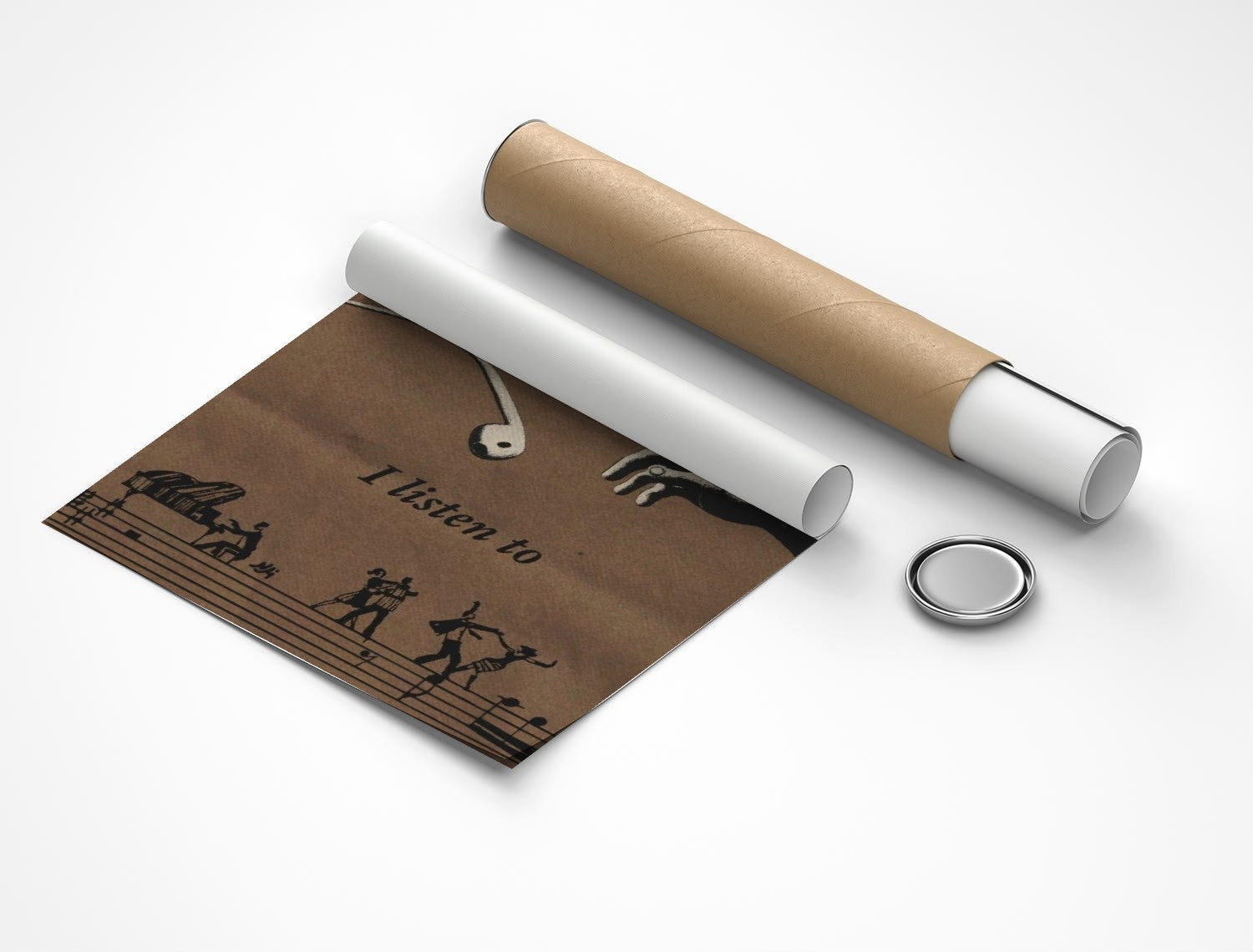 Rolled poster