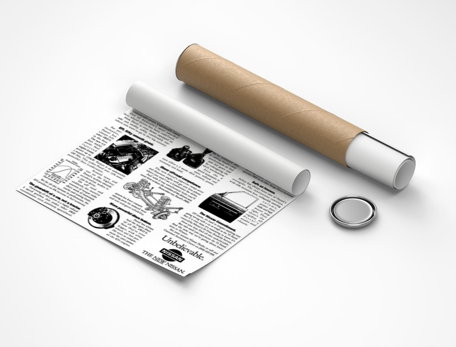Rolled poster