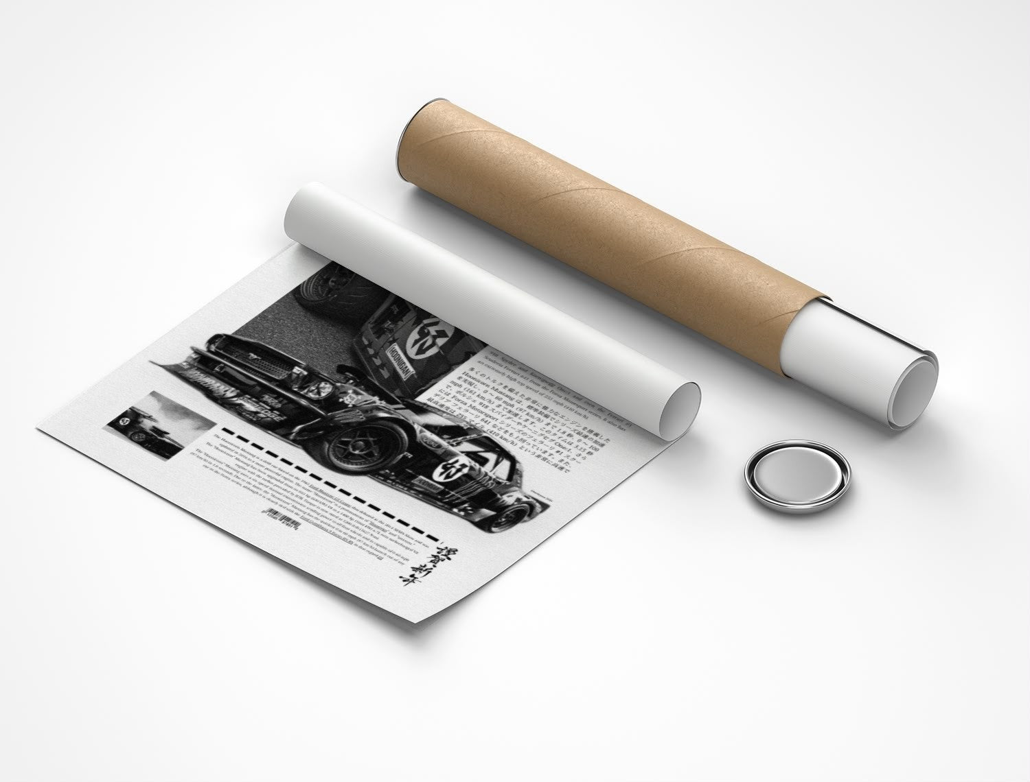 Rolled poster