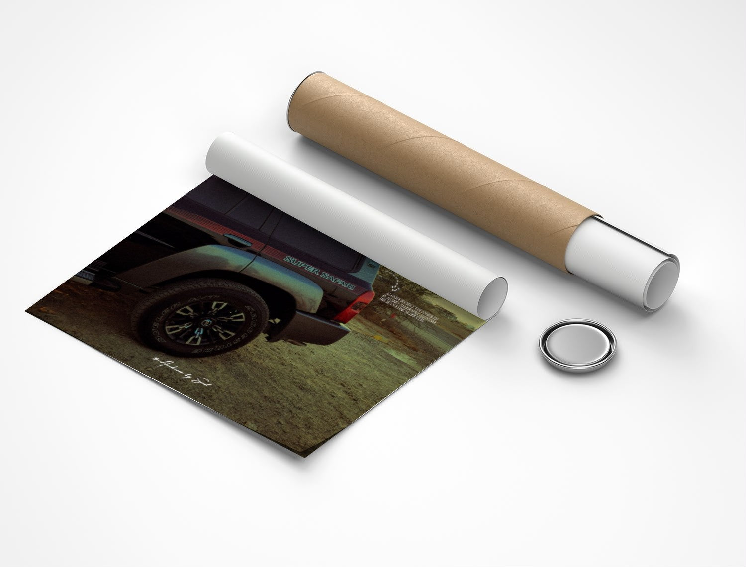 Rolled poster