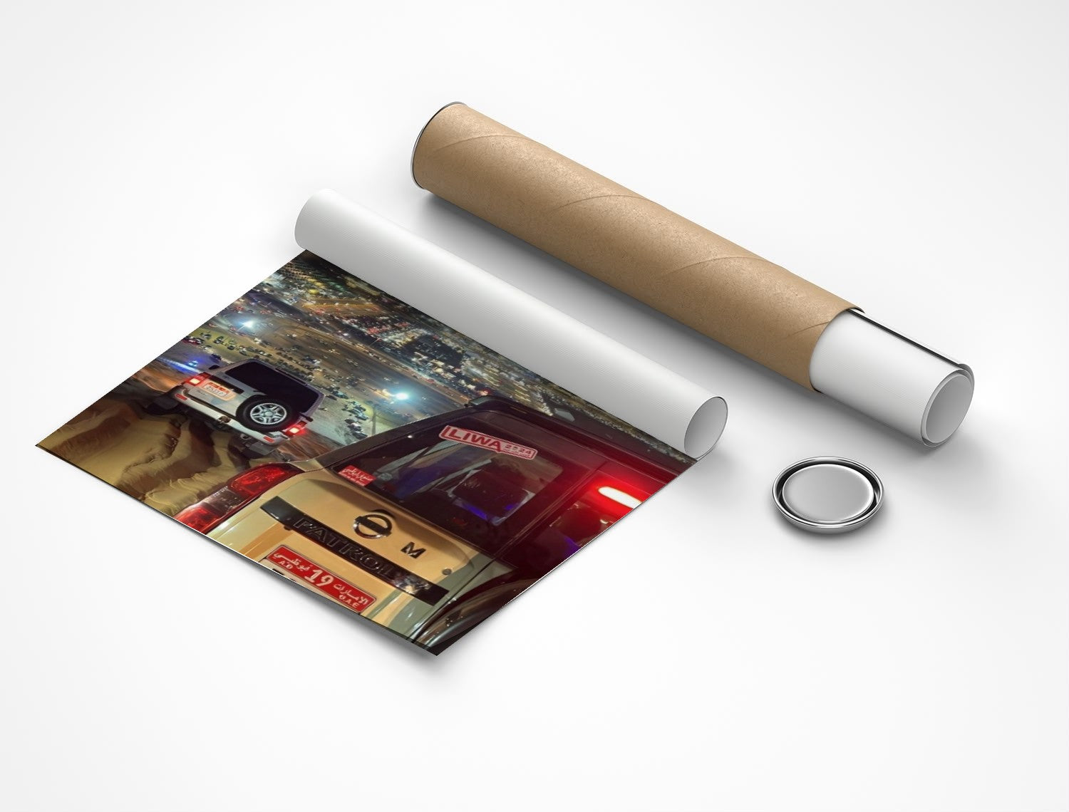 Rolled poster