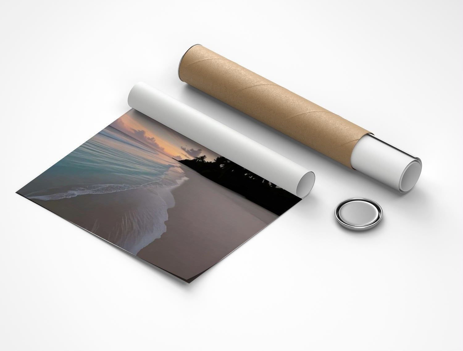 Rolled poster