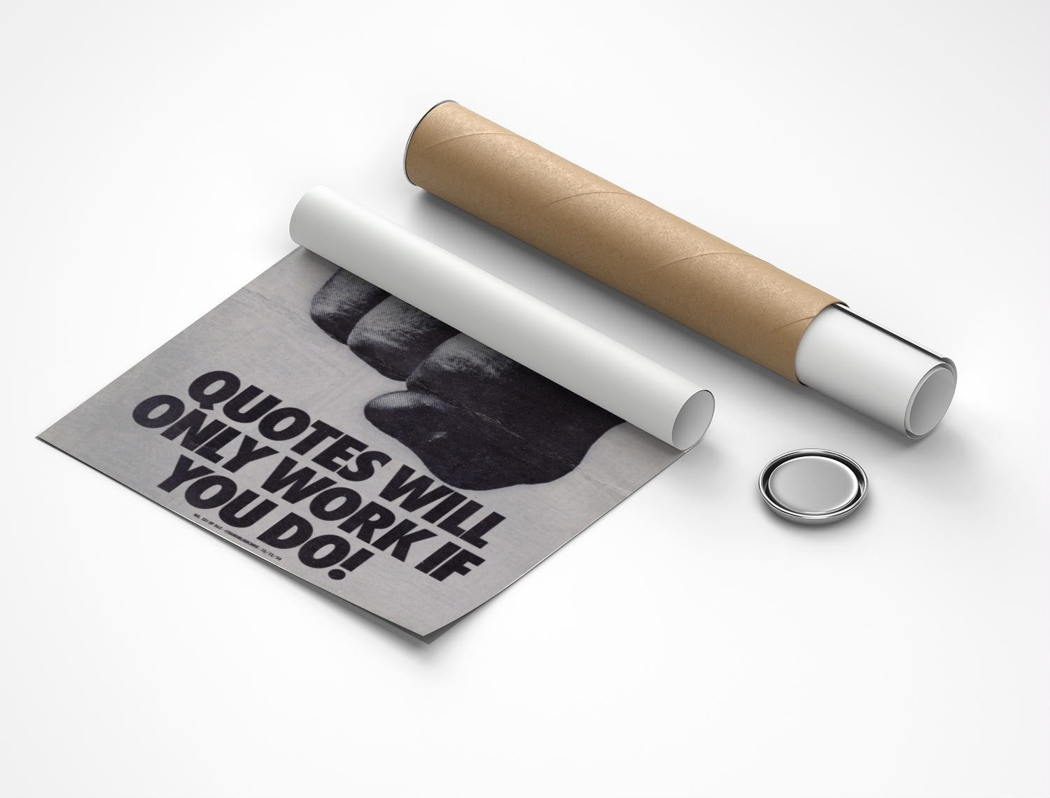 Rolled poster