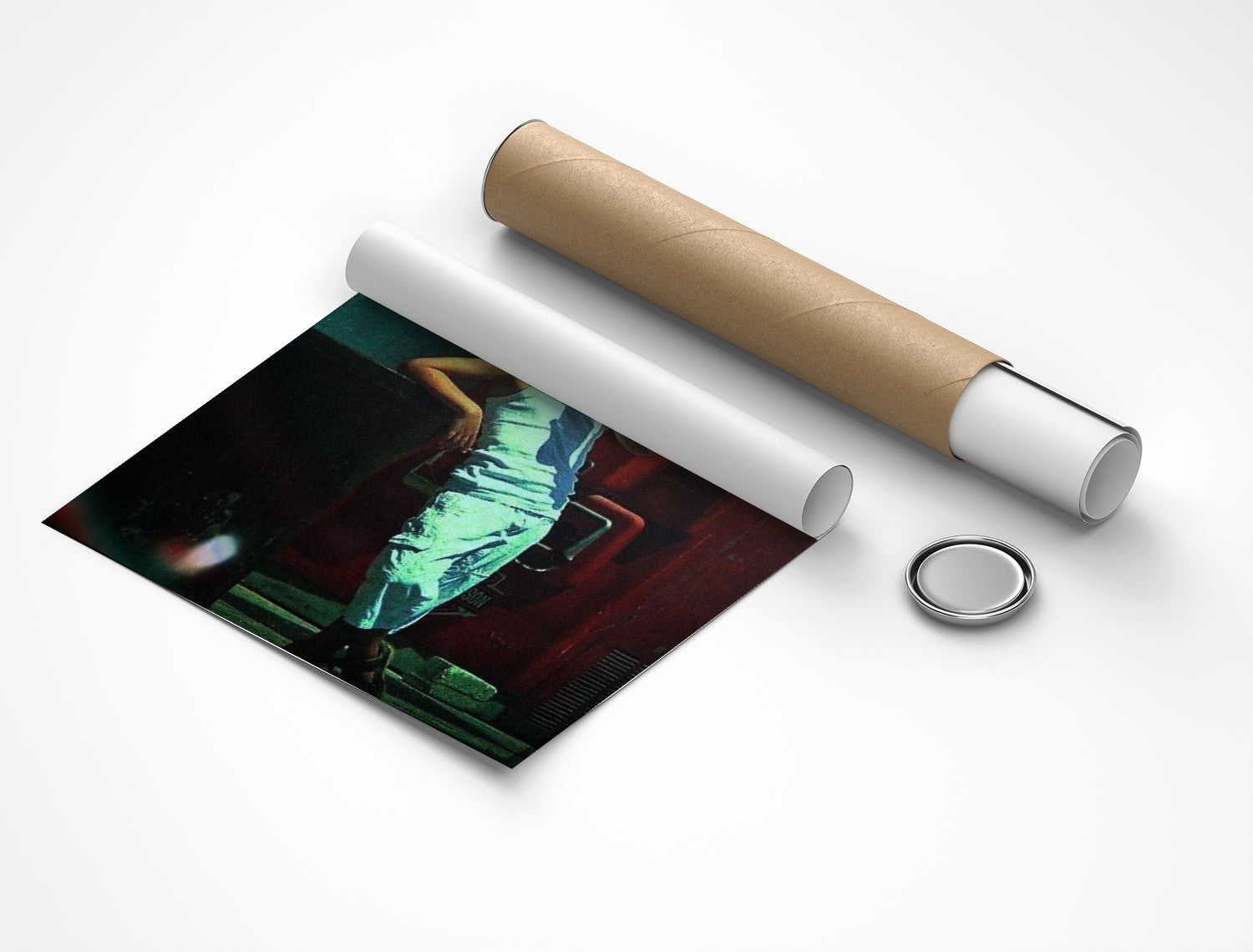 Rolled poster