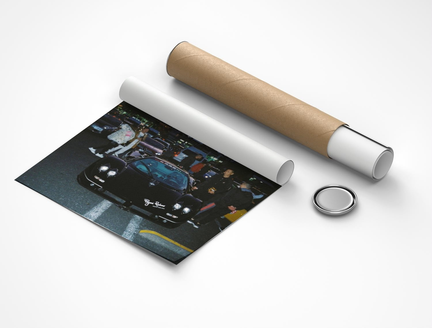 Rolled poster